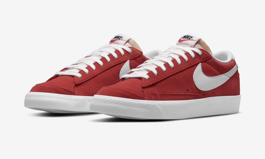 ナイキ ブレーザー ロー 77 スエード “レッド/ホワイト” (NIKE BLAZER LOW SUEDE “Red/White”) [DA7254-600]