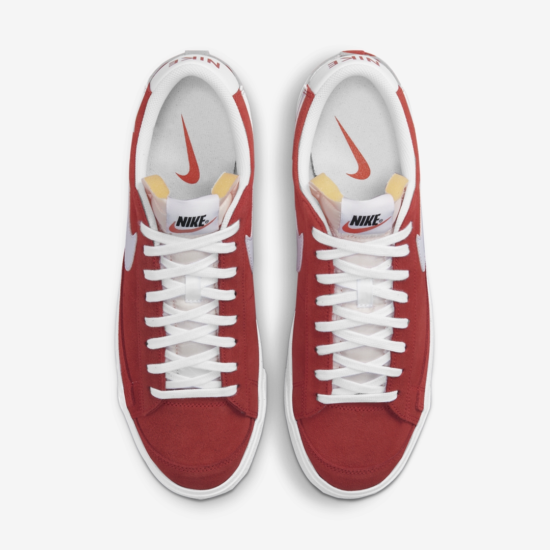 ナイキ ブレーザー ロー 77 スエード “レッド/ホワイト” (NIKE BLAZER LOW SUEDE “Red/White”) [DA7254-600]