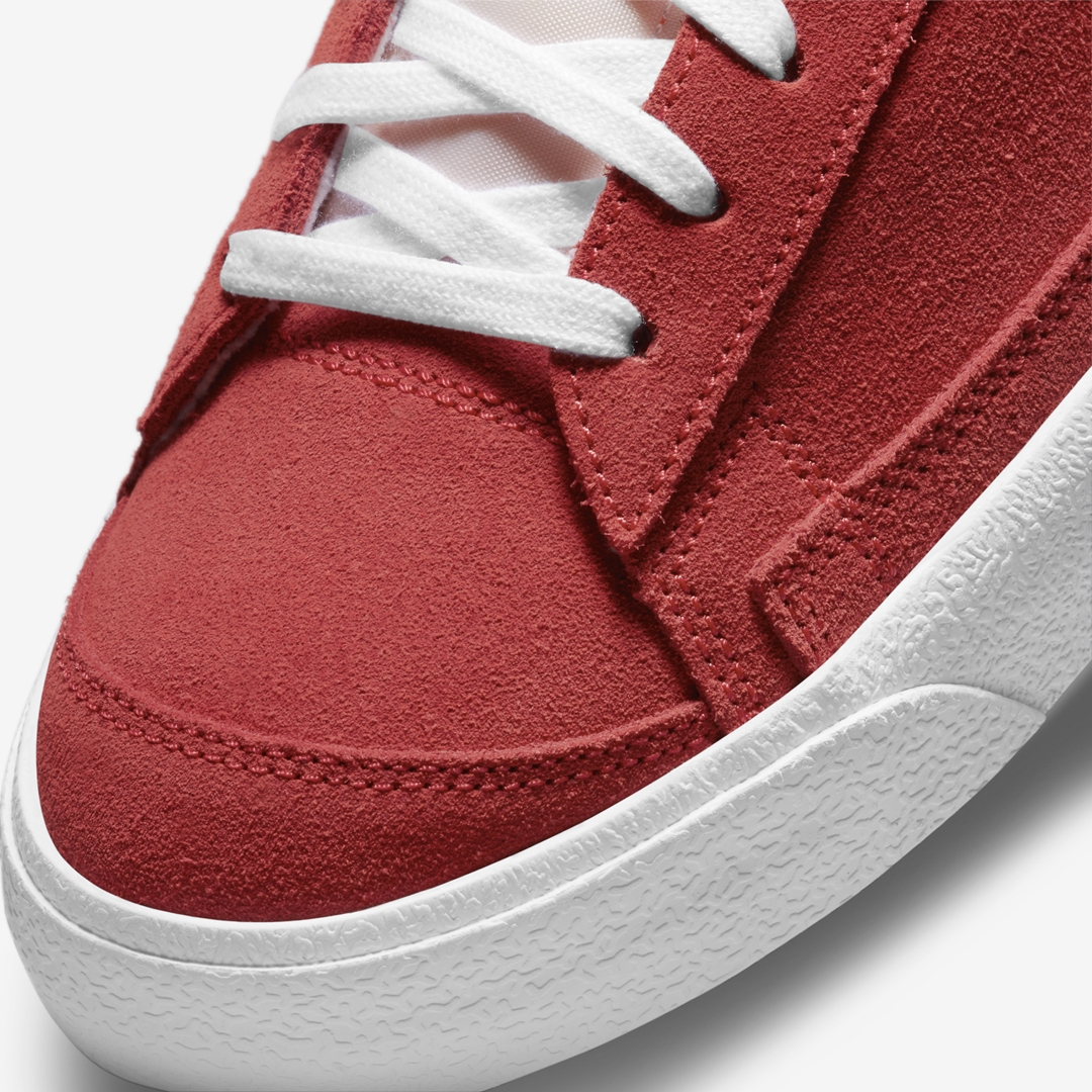 ナイキ ブレーザー ロー 77 スエード “レッド/ホワイト” (NIKE BLAZER LOW SUEDE “Red/White”) [DA7254-600]