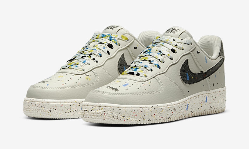 【国内 4/23 発売】ナイキ エア フォース 1 07 ロー “スプラッター/ライトボーン” (NIKE AIR FORCE 1 07 LOW “Splatter/Light Bone”) [CZ0339-001]