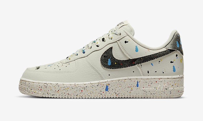 【国内 4/23 発売】ナイキ エア フォース 1 07 ロー “スプラッター/ライトボーン” (NIKE AIR FORCE 1 07 LOW “Splatter/Light Bone”) [CZ0339-001]