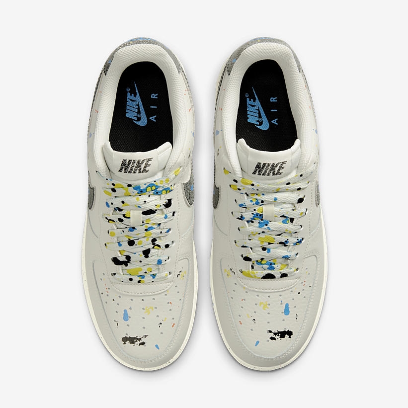 【国内 4/23 発売】ナイキ エア フォース 1 07 ロー “スプラッター/ライトボーン” (NIKE AIR FORCE 1 07 LOW “Splatter/Light Bone”) [CZ0339-001]