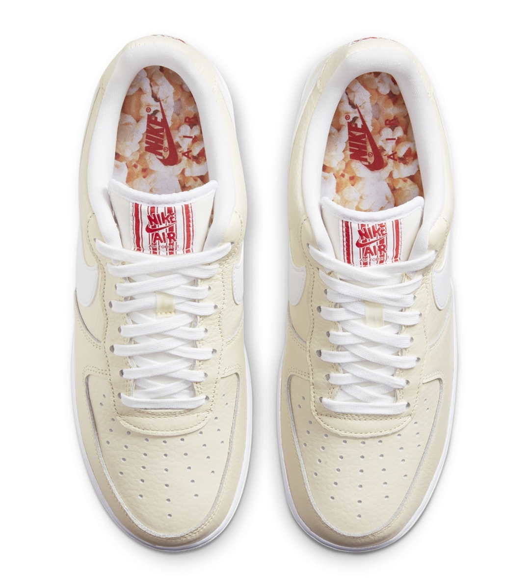 2/11、2/13 発売！ナイキ エア フォース 1 ロー プレミアム EMB "ポップコーン" (NIKE AIR FORCE 1 LOW PREMIUM EMB "Popcorn") [CW2919-100]