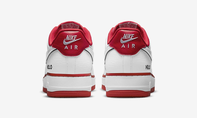 海外 6/3 発売予定！ナイキ エア フォース 1 07 ロー LX “ハロー/ホワイト/ユニバーシティレッド” (NIKE AIR FORCE 1 07 LOW LX “Hello/White/University Red”) [CZ0327-100]