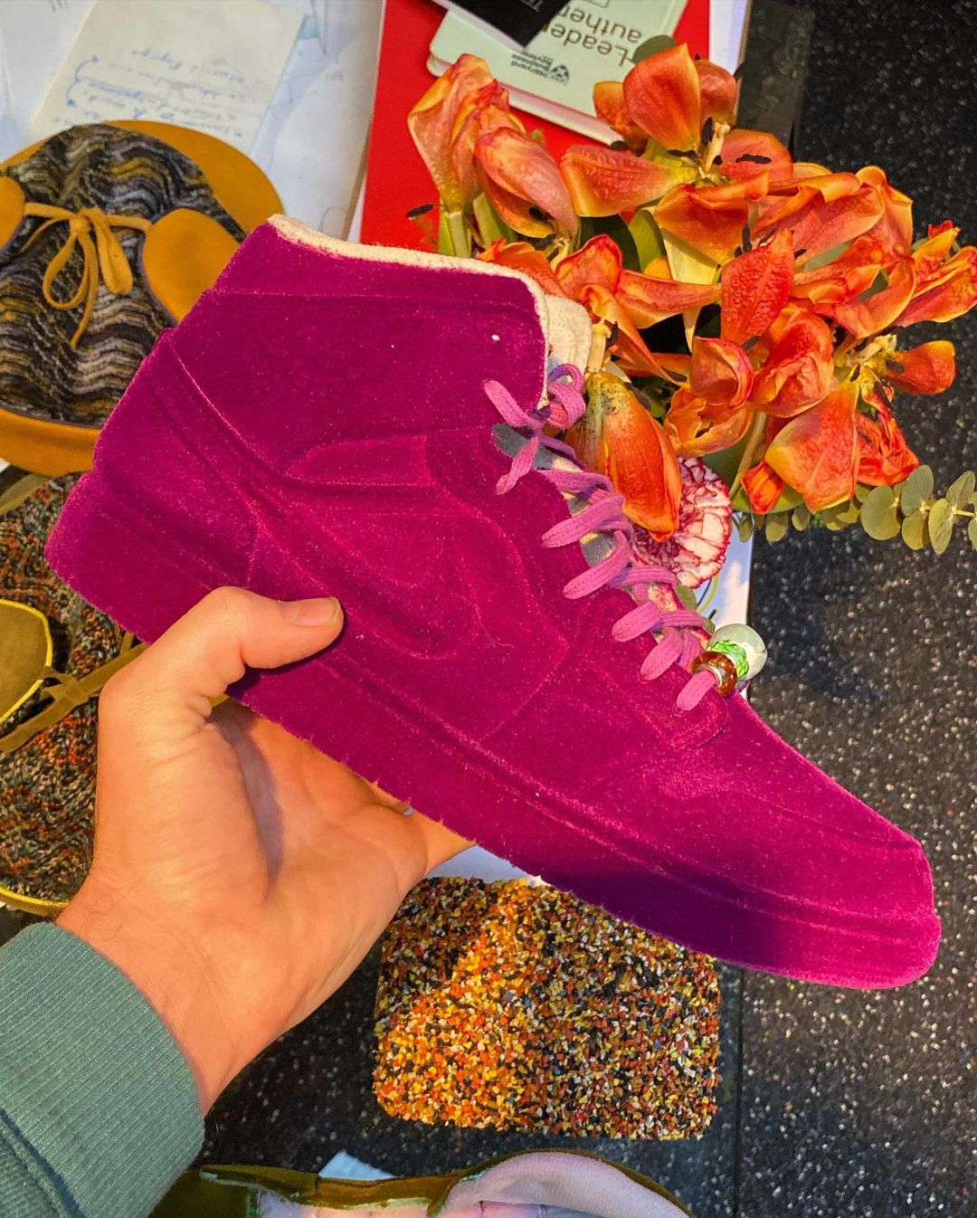 2021年 秋冬発売予定！ピガール × ナイキ エア ジョーダン 1 ミッド “ベルベット” 3カラー (Pigalle NIKE AIR JORDAN 1 MID “Velvet”)