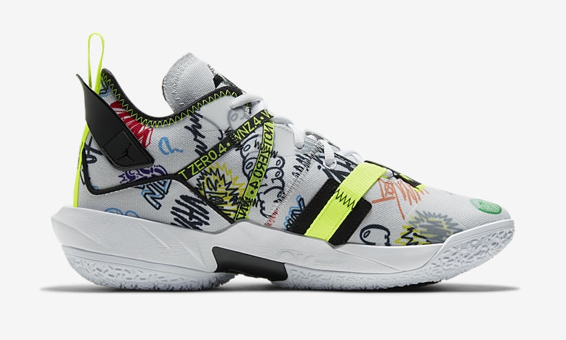 2/6 発売！ナイキ ジョーダン ワイ ノット ゼロ フォー “ホワイト/ボルト/マルチ” (NIKE JORDAN WHY NOT ZER0.4 “White/Volt/Multi”) [DD4886-007]