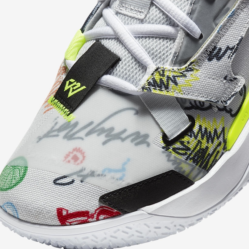 2/6 発売！ナイキ ジョーダン ワイ ノット ゼロ フォー “ホワイト/ボルト/マルチ” (NIKE JORDAN WHY NOT ZER0.4 “White/Volt/Multi”) [DD4886-007]