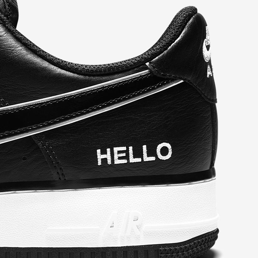 海外 6/3 発売予定！ナイキ エア フォース 1 07 ロー LX “ハロー/ブラック/ホワイト” (NIKE AIR FORCE 1 07 LOW LX “Hello/Black/White”) [CZ0327-001]