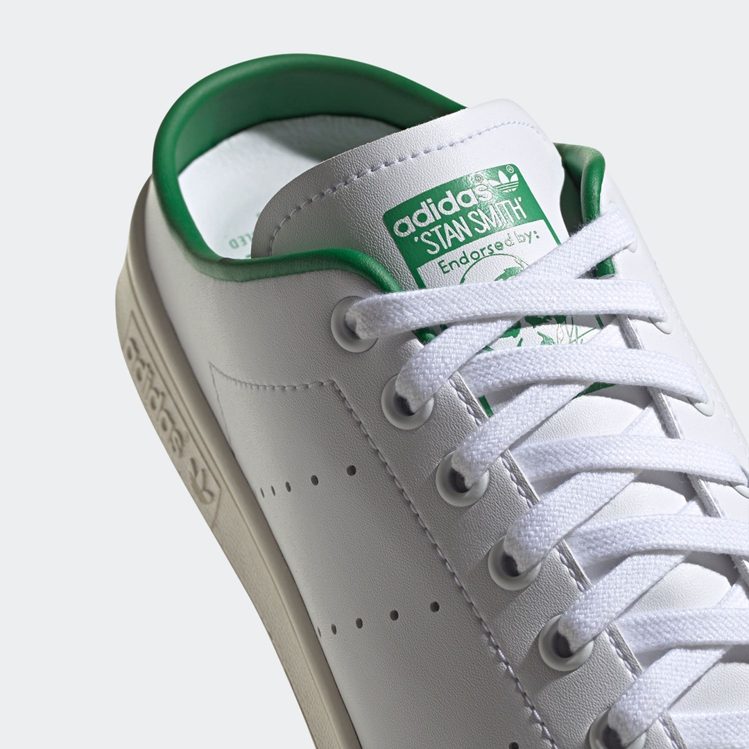 1/28 発売！アディダス オリジナルス スタンスミス ミュール “ホワイト/グリーン” (adidas Originals STAN SMITH MULES “White/Green”) [FX5849]