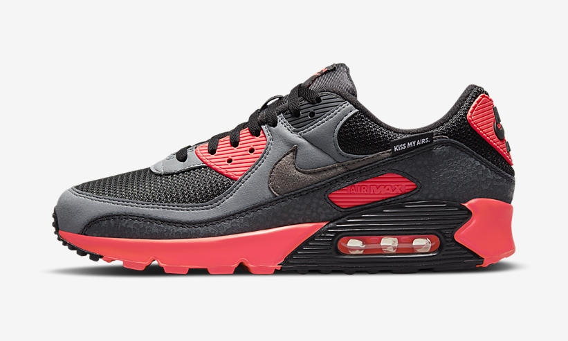 ナイキ エア マックス 90 “キス マイ エアーズ” ブラック/グレー/インフラレッド (NIKE AIR MAX 90 “KISS MY AIRS” Black/Grey/Infrared) [DJ4626-001]