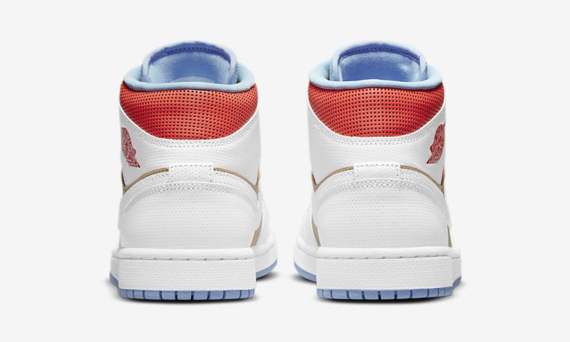 【国内 6/11 発売】ナイキ ウィメンズ エア ジョーダン 1 ミッド SE “セサミ/フラッシュクリムゾン” (NIKE WMNS AIR JORDAN 1 MID SE “Sesame/Flash Crimson”) [CZ0774-200]