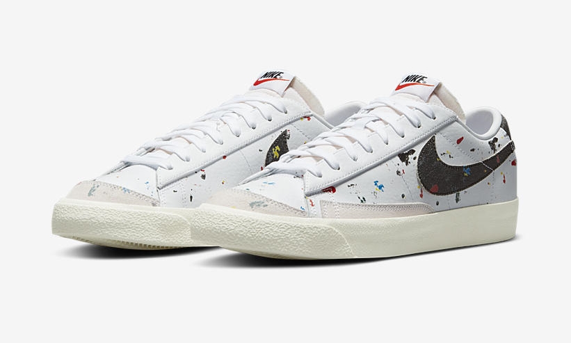 【国内 4/23 発売】ナイキ ブレーザー ロー 77 ビンテージ “スプラッター/ホワイト/ブラック” (NIKE BLAZER LOW 77 VINTAGE “Splatter/White/Black”) [DJ1517-100]