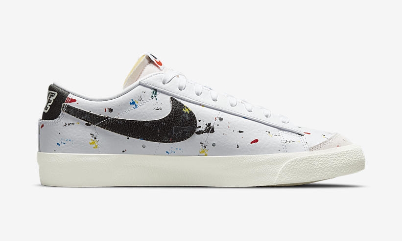 【国内 4/23 発売】ナイキ ブレーザー ロー 77 ビンテージ “スプラッター/ホワイト/ブラック” (NIKE BLAZER LOW 77 VINTAGE “Splatter/White/Black”) [DJ1517-100]