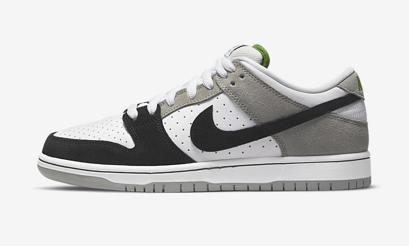 【国内 2/10 発売】ナイキ SB ダンク ロー プロ “ミディアムグレー/クロロフィル” (NIKESB DUNK LOW PRO “Medium Grey/Chlorophyll”) [BQ6817-011]