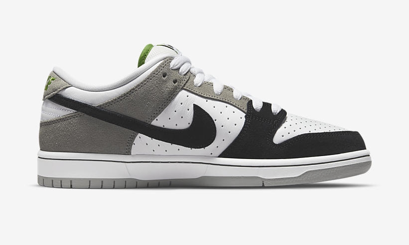 【国内 2/10 発売】ナイキ SB ダンク ロー プロ “ミディアムグレー/クロロフィル” (NIKESB DUNK LOW PRO “Medium Grey/Chlorophyll”) [BQ6817-011]