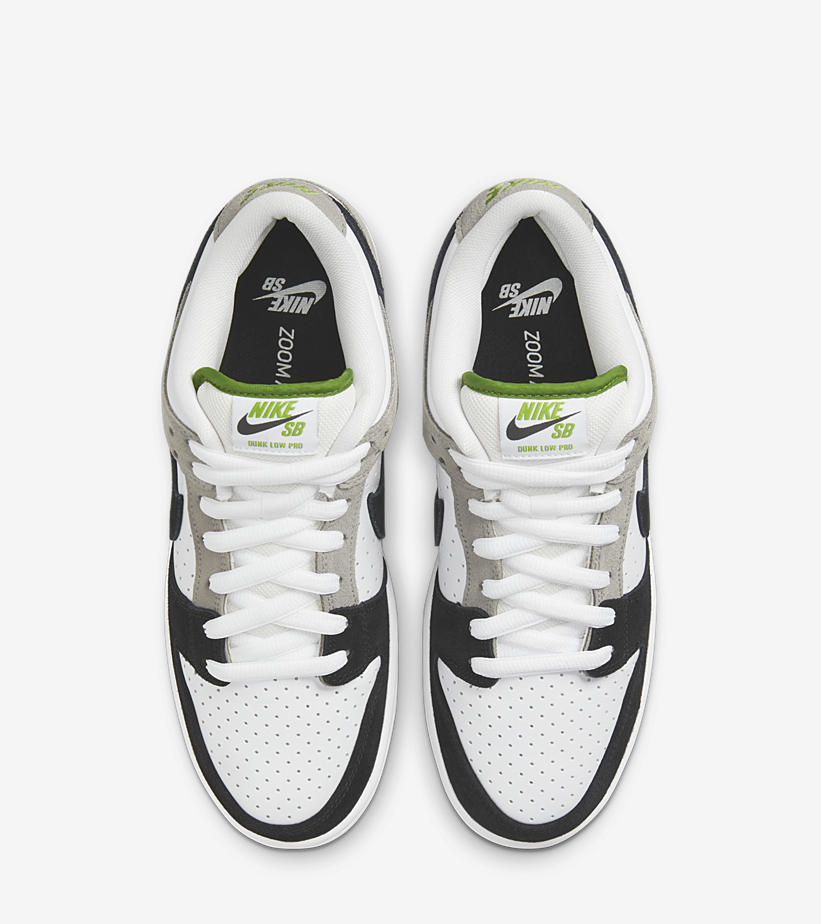 【国内 2/10 発売】ナイキ SB ダンク ロー プロ “ミディアムグレー/クロロフィル” (NIKESB DUNK LOW PRO “Medium Grey/Chlorophyll”) [BQ6817-011]