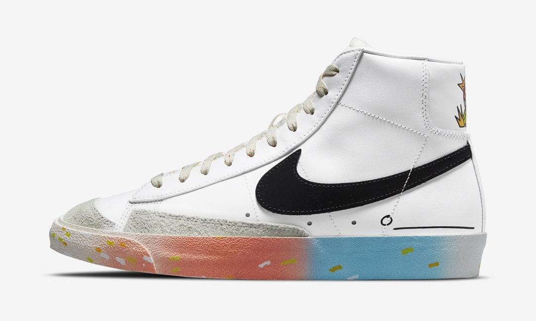 ナイキ ブレーザー ミッド 77 “ジャストドゥイット” ホワイト/ブラック (NIKE BLAZER MID 77 “Just Do It” White/Black) [DJ4278-101]