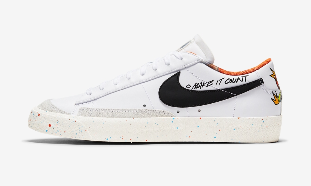 ナイキ ブレーザー ロー 77 “ジャストドゥイット” ホワイト/ブラック (NIKE BLAZER LOW 77 “Just Do It” White/Black) [DJ4279-101]