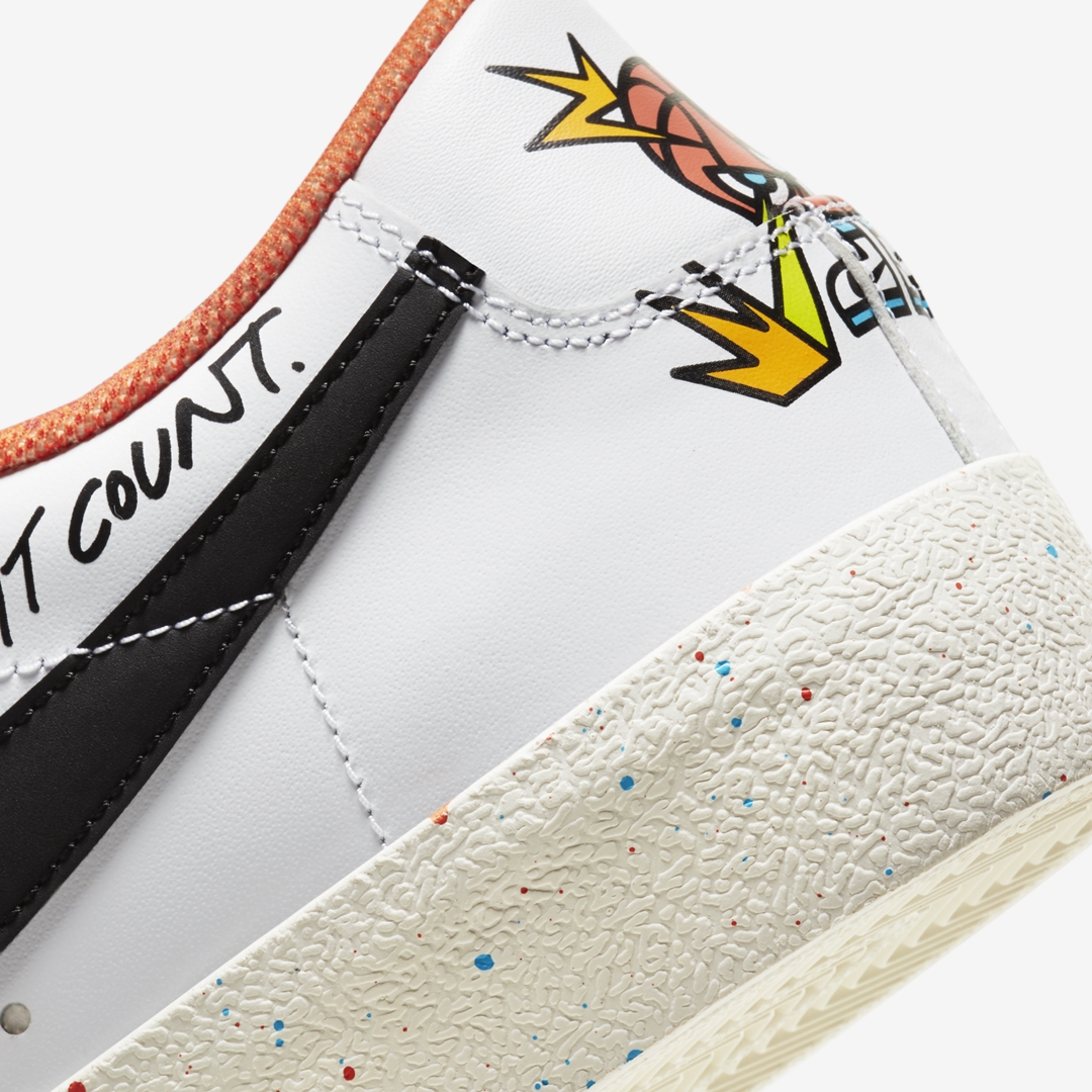 ナイキ ブレーザー ロー 77 “ジャストドゥイット” ホワイト/ブラック (NIKE BLAZER LOW 77 “Just Do It” White/Black) [DJ4279-101]