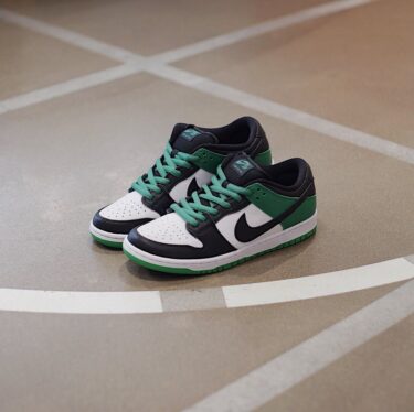 【2024年 4/3 再販】ナイキ SB ダンク ロー プロ “セルティックス/クラシックグリーン/ブラック” (NIKE SB DUNK LOW PRO “Celtics/Classic Green/Black”) [BQ6817-302]