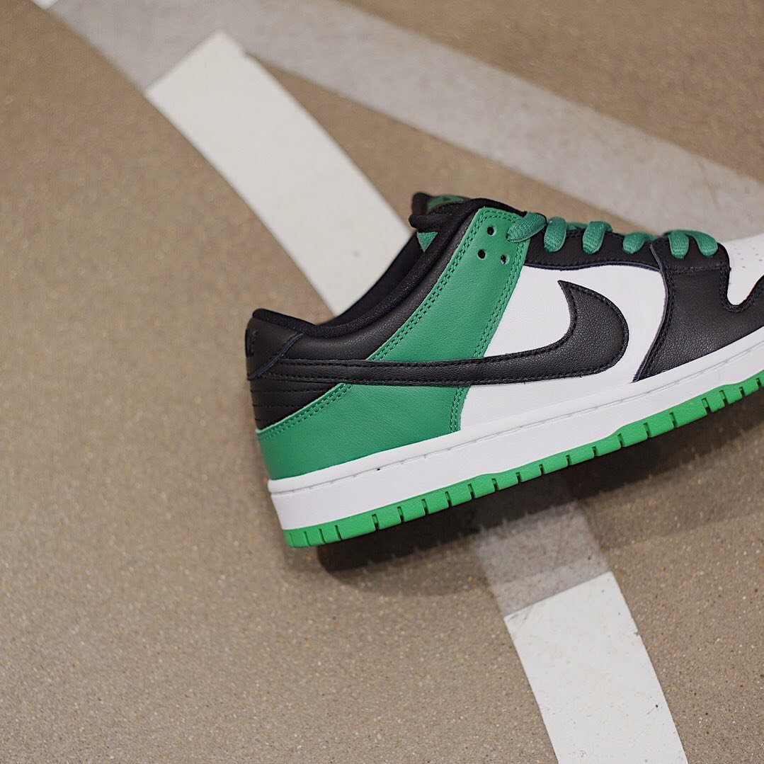 【2024年 4/3 再販】ナイキ SB ダンク ロー プロ “セルティックス/クラシックグリーン/ブラック” (NIKE SB DUNK LOW PRO “Celtics/Classic Green/Black”) [BQ6817-302]