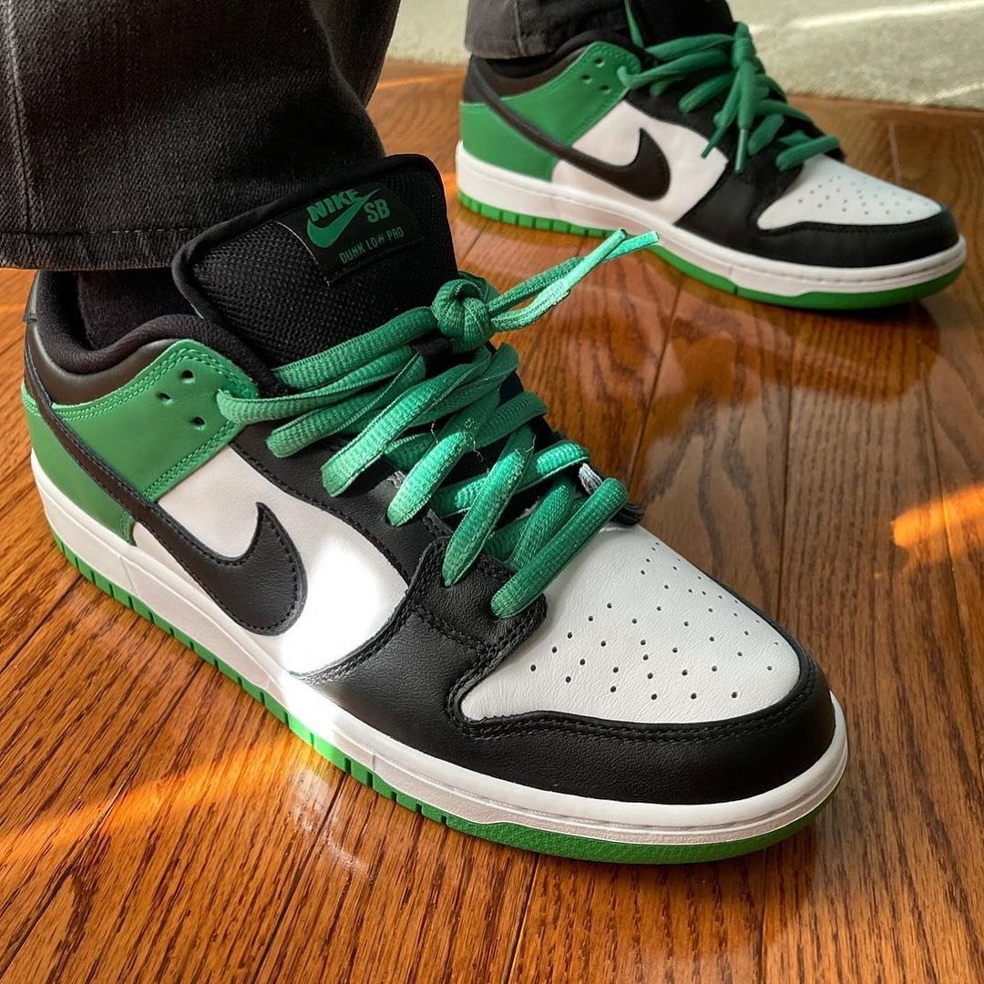 【2024年 4/3 再販】ナイキ SB ダンク ロー プロ “セルティックス/クラシックグリーン/ブラック” (NIKE SB DUNK LOW PRO “Celtics/Classic Green/Black”) [BQ6817-302]