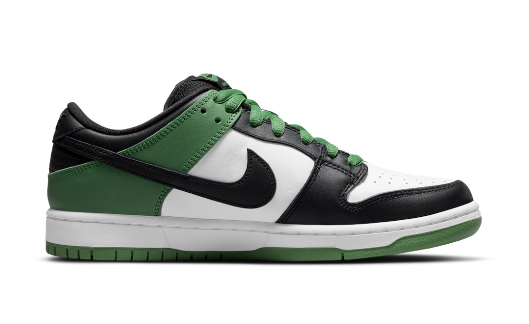 【2024年 4/3 再販】ナイキ SB ダンク ロー プロ “セルティックス/クラシックグリーン/ブラック” (NIKE SB DUNK LOW PRO “Celtics/Classic Green/Black”) [BQ6817-302]