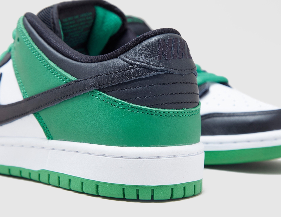 【2024年 4/3 再販】ナイキ SB ダンク ロー プロ “セルティックス/クラシックグリーン/ブラック” (NIKE SB DUNK LOW PRO “Celtics/Classic Green/Black”) [BQ6817-302]