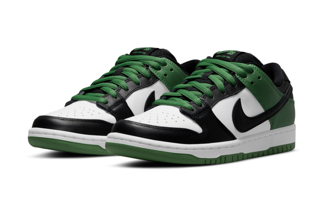 【2024年 4/3 再販】ナイキ SB ダンク ロー プロ “セルティックス/クラシックグリーン/ブラック” (NIKE SB DUNK LOW PRO “Celtics/Classic Green/Black”) [BQ6817-302]