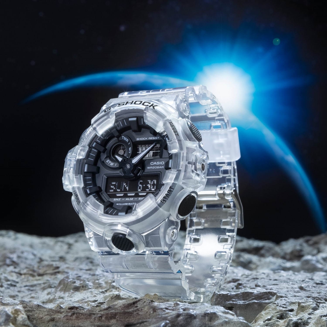 クリア/グレーのスケルトンシリーズ G-SHOCK “Skeleton series” Clear/Greyが 2/19 発売 (ジーショック Gショック)