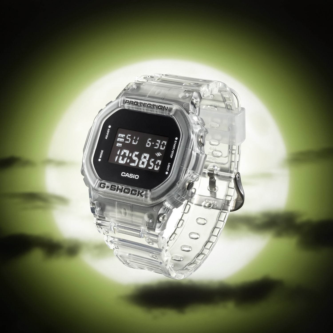 クリア/グレーのスケルトンシリーズ G-SHOCK “Skeleton series” Clear/Greyが 2/19 発売 (ジーショック Gショック)