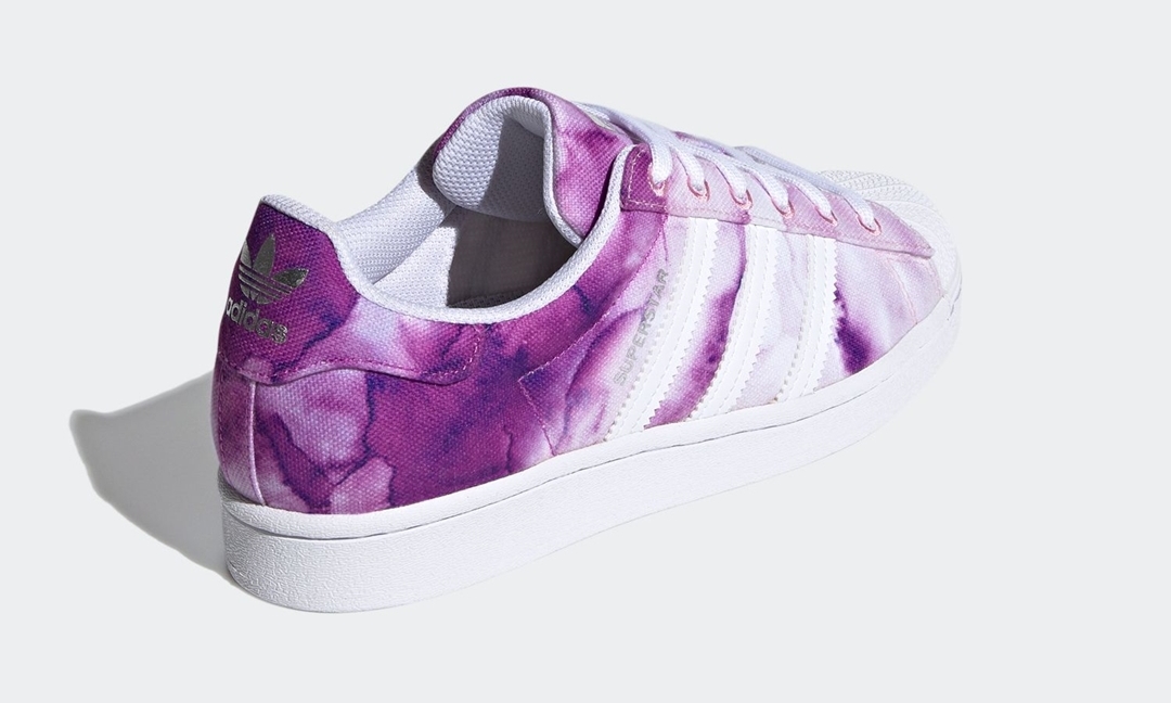 2/4 発売！パープルカラーの水彩画タッチ adidas Originals SUPERSTAR “Ultra Purple/White/True Pink” (アディダス オリジナルス スーパースター “ウルトラパープル/ホワイト/トゥルーピンク”) [FX6033]