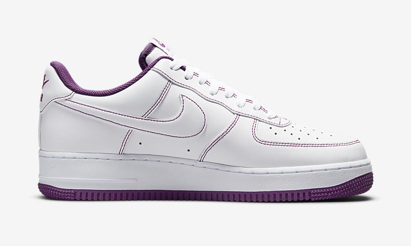 【国内 5/1 発売】ナイキ エア フォース 1 07 ロー “ホワイト/ヴァイオテック” (NIKE AIR FORCE 1 07 LOW “White/Viotech”) [CV1724-105]