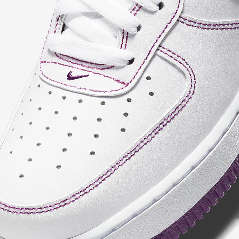 【国内 5/1 発売】ナイキ エア フォース 1 07 ロー “ホワイト/ヴァイオテック” (NIKE AIR FORCE 1 07 LOW “White/Viotech”) [CV1724-105]