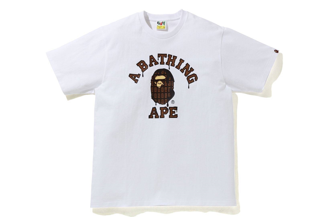 A BATHING APE からバレンタインシーズン限定アイテムとして甘いチョコレートのコーティングをイメージして仕上げたTEEが2/6 発売 (ア ベイシング エイプ)