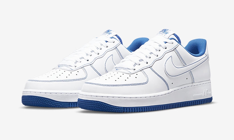 ナイキ エア フォース 1 07 ロー “ホワイト/ゲームロイヤル” (NIKE AIR FORCE 1 07 LOW “White/Game Royal”) [CV1724-101]