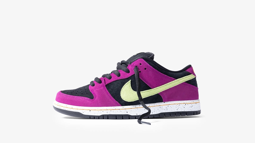 海外 7/10、国内 8/23 発売！ナイキ SB ダンク ロー プロ “レッドプラム/タクシー” (NIKE SB DUNK LOW PRO “Red Plum/Taxi”) [BQ6817-501]