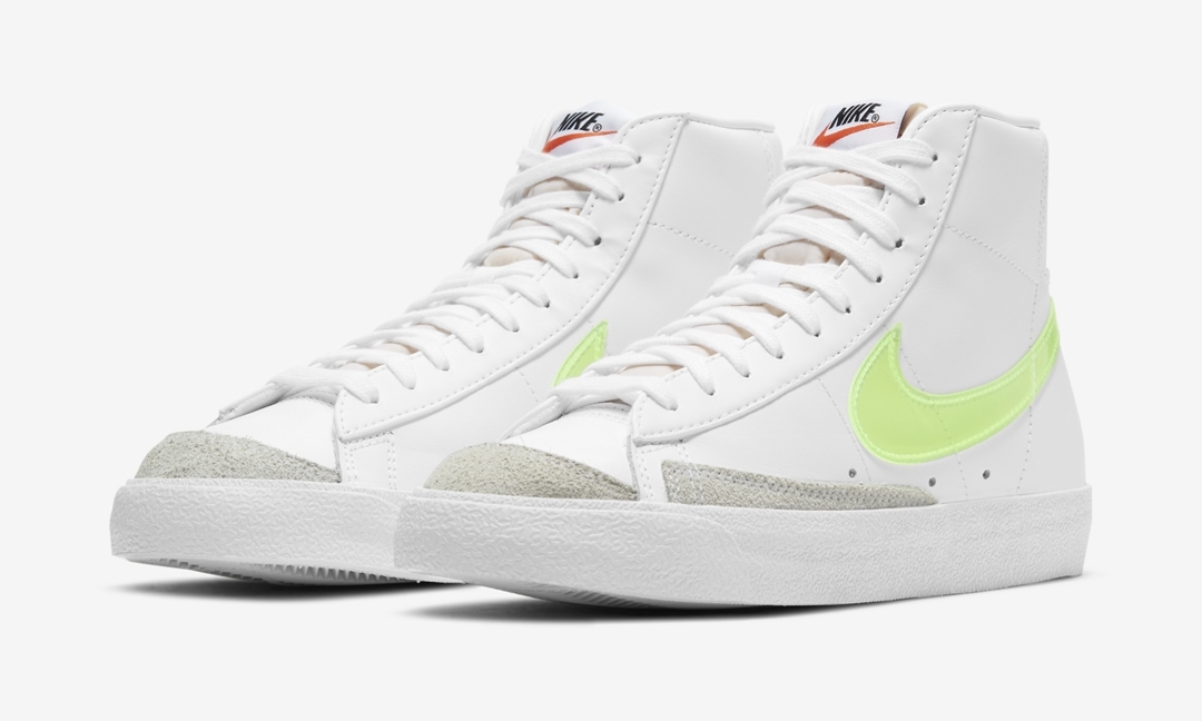 ナイキ ブレーザー ミッド 77 “ホワイト/ボルト” (NIKE BLAZER MID 77 “White/Volt”) [DJ3050-100]