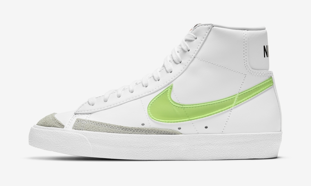 ナイキ ブレーザー ミッド 77 “ホワイト/ボルト” (NIKE BLAZER MID 77 “White/Volt”) [DJ3050-100]