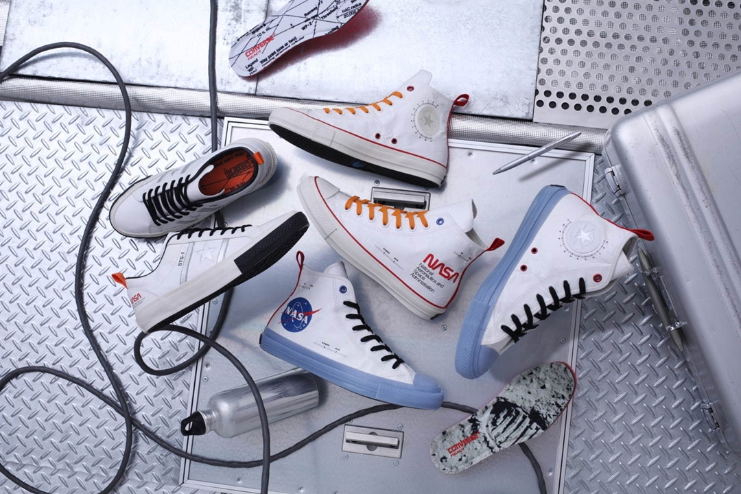 NASA × CONVERSE から宇宙服とスペースシャトルをイメージしたモデルが3月発売 (ナサ コンバース オールスター ALL STAR)