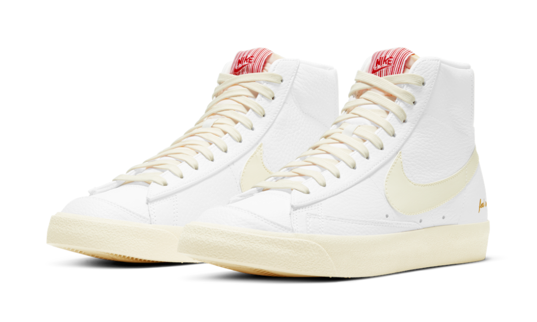 【国内 3/9 発売】ナイキ ブレーザー ミッド ビンテージ プレミアム EMB “ポップコーン” (NIKE BLAZER MID VINTAGE PREMIUM EMB “Popcorn”) [CW6421-100]