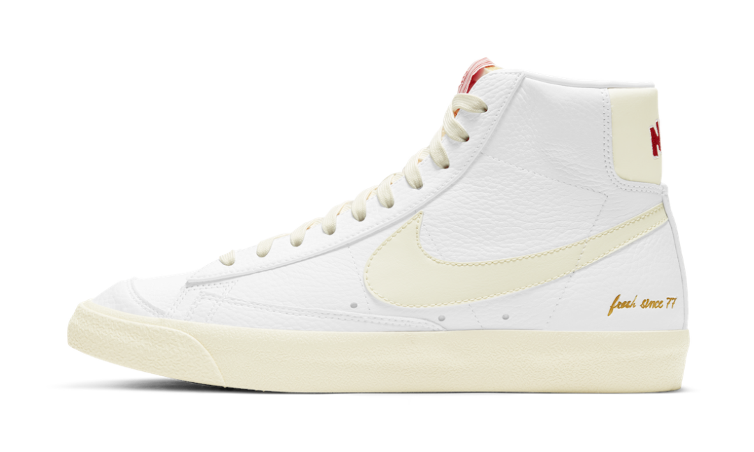 【国内 3/9 発売】ナイキ ブレーザー ミッド ビンテージ プレミアム EMB “ポップコーン” (NIKE BLAZER MID VINTAGE PREMIUM EMB “Popcorn”) [CW6421-100]