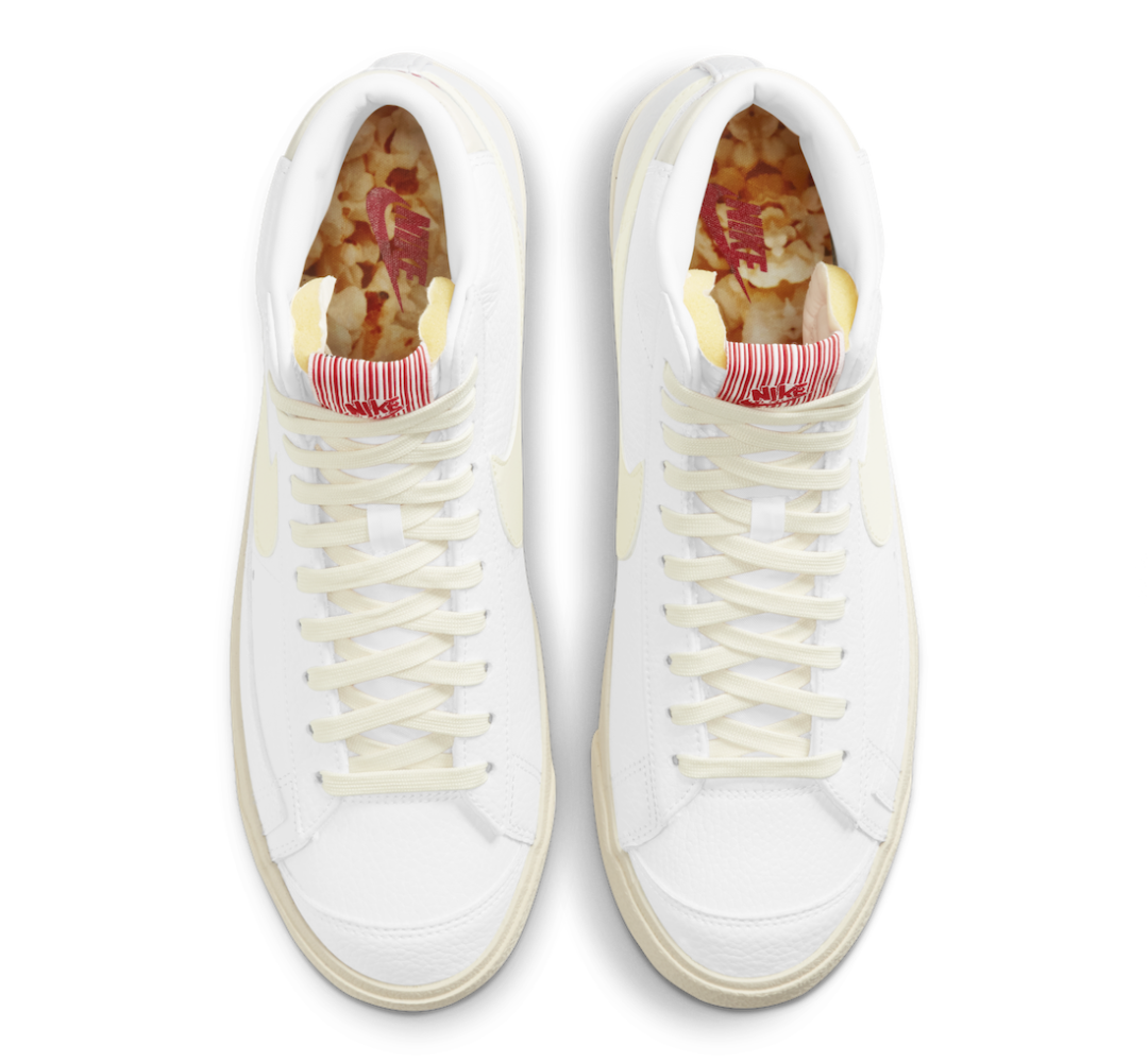 海外 2/13 発売！ナイキ ブレーザー ミッド ビンテージ プレミアム EMB “ポップコーン” (NIKE BLAZER MID VINTAGE PREMIUM EMB “Popcorn”) [CW6421-100]