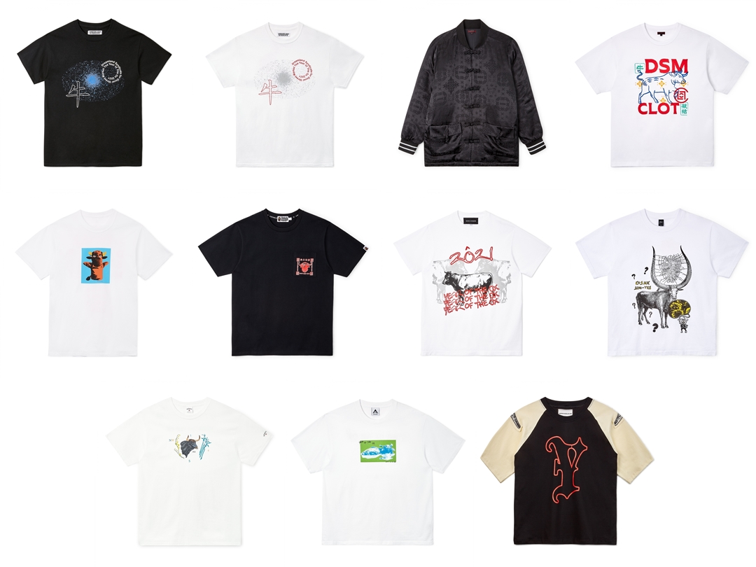 A BATHING APE、AWAKE、CLOT、FRAGMENT×DSMなどのブランドが参加する「DOVER STREET MARKET "Year Of The Ox"」が2/5 発売 (ドーバーストリートマーケット銀座)