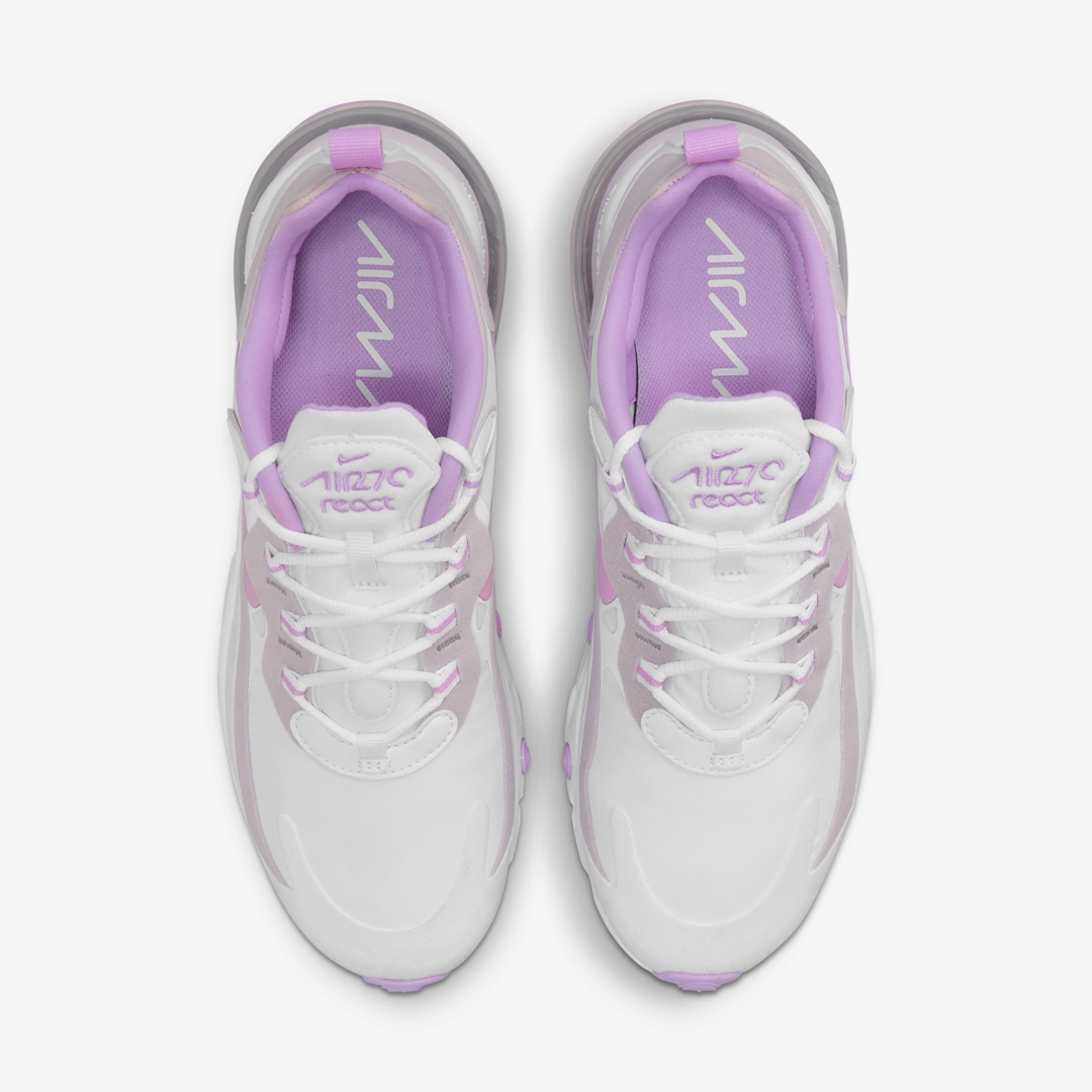 ナイキ エア マックス 270 リアクト “ホワイト/パープル” (NIKE AIR MAX 270 REACT “White/Purple”) [CZ1609-100]