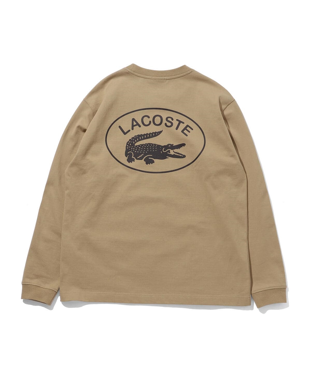 復刻されたブラックカラーバッジ！LACOSTE × BEAMS 別注 Logo T-shirt/Big Croco Long Sleeve T-shirtが4月上旬発売 (ラコステ ビームス)