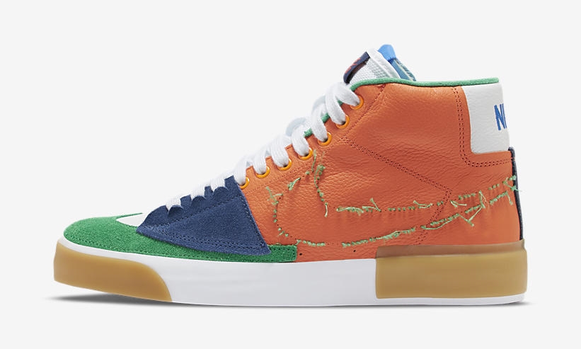 国内 2/24 発売！ナイキ SB ブレーザー ミッド エッジ “オレンジ/イエロー/グリーン/ブルー” (NIKE SB BLAZER MID EDGE “Orange/Yellow/Green/Blue”) [DA2189-800]