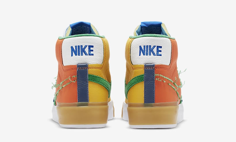 国内 2/24 発売！ナイキ SB ブレーザー ミッド エッジ “オレンジ/イエロー/グリーン/ブルー” (NIKE SB BLAZER MID EDGE “Orange/Yellow/Green/Blue”) [DA2189-800]