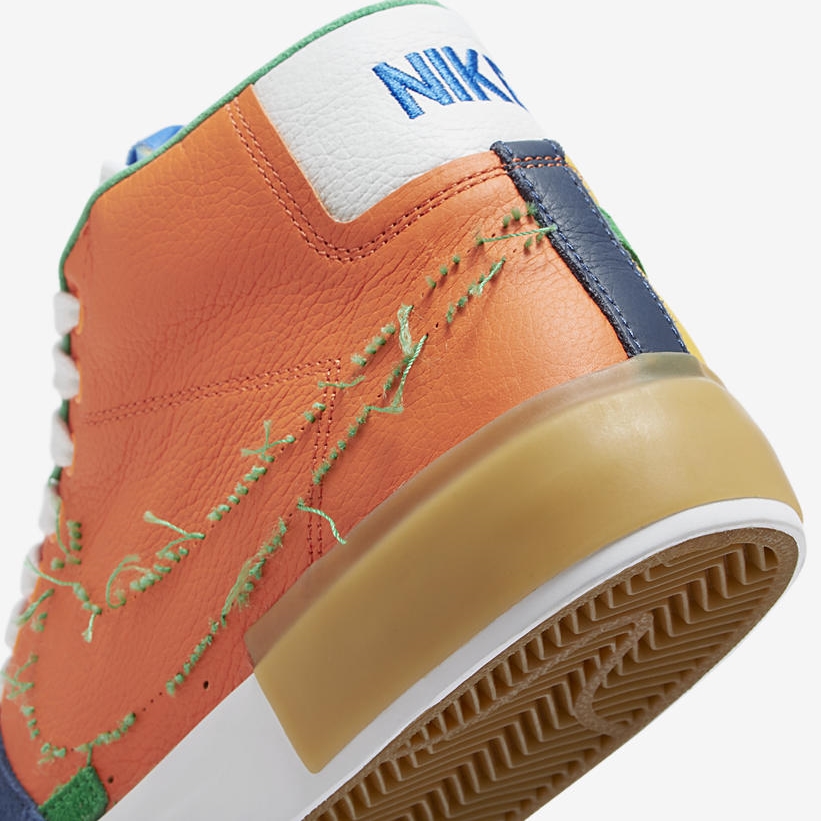 国内 2/24 発売！ナイキ SB ブレーザー ミッド エッジ “オレンジ/イエロー/グリーン/ブルー” (NIKE SB BLAZER MID EDGE “Orange/Yellow/Green/Blue”) [DA2189-800]