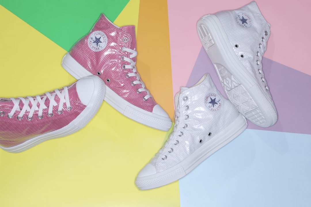 アッパーに透明のPVC素材を重ねた軽量 コンバース オールスター「ALL STAR LIGHT CLEARLAYER HI」が3月発売 (CONVERSE)